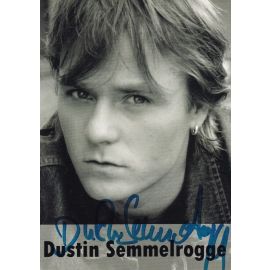 Autogramm Schauspieler | Dustin SEMMELROGGE | 2000er (Portrait SW) Jondral
