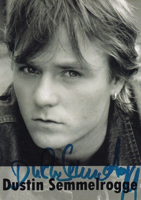 Autogramm Schauspieler | Dustin SEMMELROGGE | 2000er (Portrait SW) Jondral