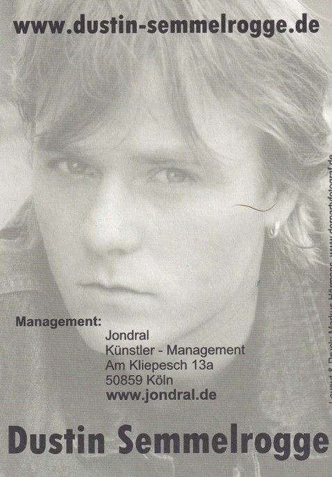 Autogramm Schauspieler | Dustin SEMMELROGGE | 2000er (Portrait SW) Jondral