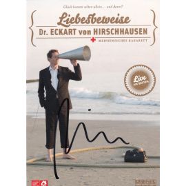 Autogramm Comedy | Dr. Eckart VON HIRSCHHAUSEN | 2011 "Liebesbeweise" (Tour)