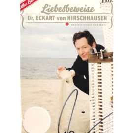 Autogramm Comedy | Dr. Eckart VON HIRSCHHAUSEN | 2009 "Liebesbeweise" 2