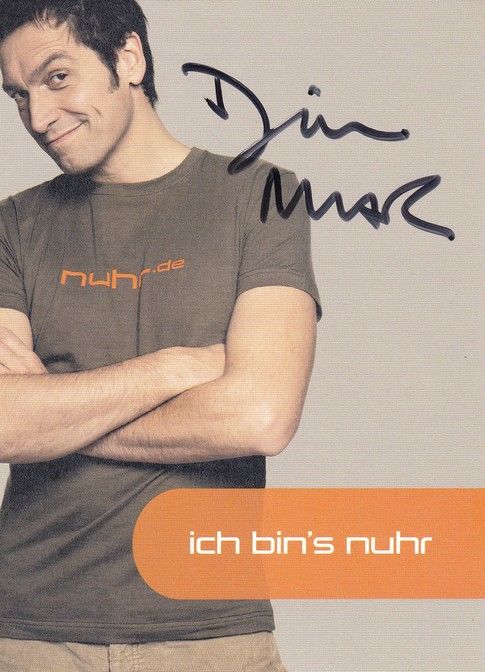 Autogramm Comedy | Dieter NUHR | 2004 "Ich Bin´s Nuhr"