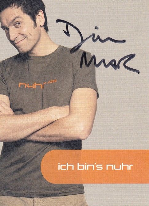 Autogramm Comedy | Dieter NUHR | 2004 "Ich Bin´s Nuhr" (Portrait Color)
