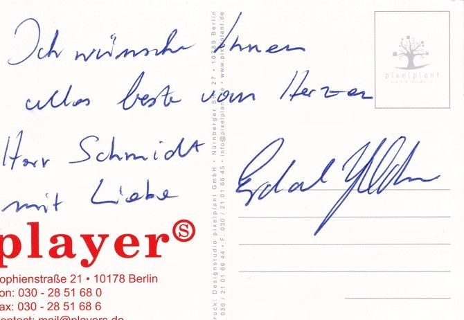 Autogramm Schauspieler | Erdal YILDIZ | 2010er (Portrait Color) Players