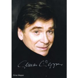 Autogramm Schauspieler | Elmar WEPPER | 1990er (Portrait Color Rüdel) Hengstenberg