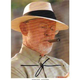 Autogramm Schauspieler | Ernst JACOBI | 1990er (Portrait Color Rüdel) Kohlund
