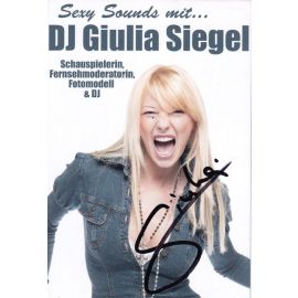 Autogramm Model | Giulia SIEGEL | 2000er (Portrait Color) Rostocker