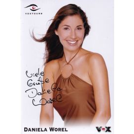 Autogramm TV | VOX | Daniela WOREL | 2000er "Voxtours"