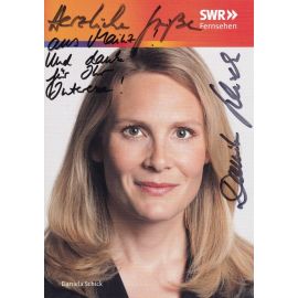 Autogramm TV | SWR | Daniela SCHICK | 2011 (Portrait Color)