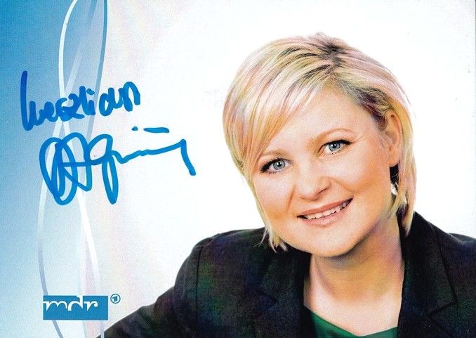 Autogramm TV | MDR | Diana FRITZSCHE-GRIMMIG | 2010er (Portrait Color) 