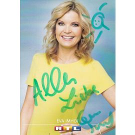 Autogramm TV | RTL | Eva IMHOF | 2010er (Portrait Color) Schmidt