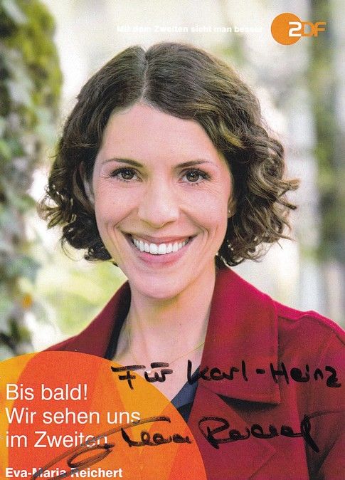 Autogramm TV | ZDF | Eva-Maria REICHERT | 2021 "Kanzlei Berger" (Portrait Color) Magerstädt