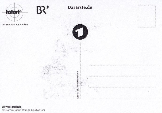 Autogramm TV | ARD | Eli WASSERSCHEID | 2010er "Tatort" (Heiden)