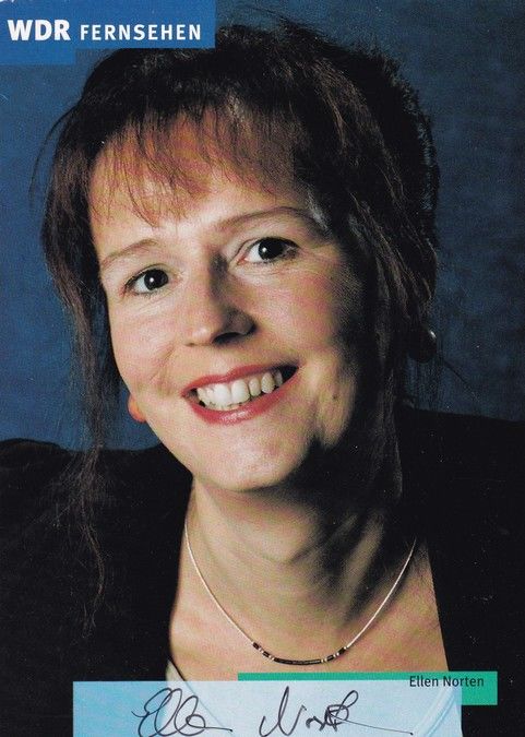 Autogramm TV | WDR | Ellen NORTEN | 1990er (Portrait Color) Joseph