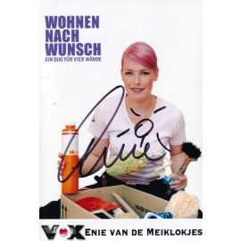 Autogramm TV | VOX | Enie VAN DE MEIKLOKJES | 2000er "Wohnen Nach Wunsch"