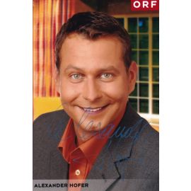 Autogramm TV | ORF | Alexander HOFER | 2010er Foto (Portrait Color)