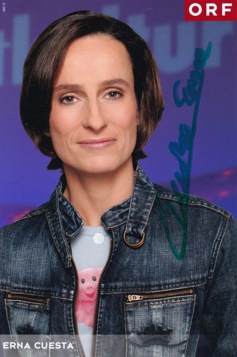 Autogramm TV | ORF | Erna CUESTA | 2000er Foto (Portrait Color)