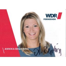 Autogramm TV | WDR | Annika BEGIEBING | 2010er (Portrait Color) Fürst