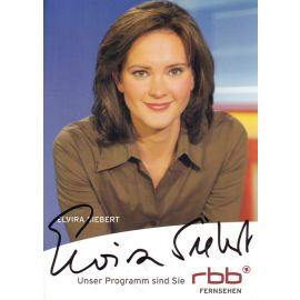 Autogramm TV | RBB | Elvira SIEBERT | 2000er "RBB Um 6" (Haring)