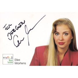 Autogramm Radio | MDR1 Sachsen | Elke MARTENS | 2000er (Portrait Color)