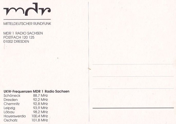 Autogramm Radio | MDR1 Sachsen | Elke MARTENS | 2000er (Portrait Color)
