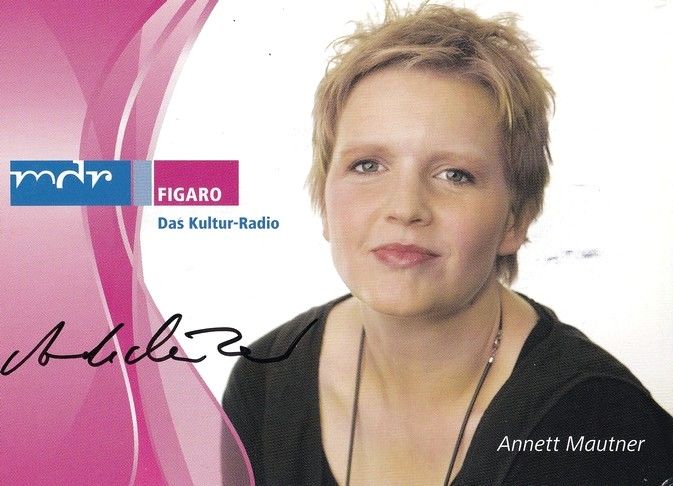 Autogramm Radio | MDR Figaro | Annett MAUTNER | 2005 (Portrait Color) Jehnichen