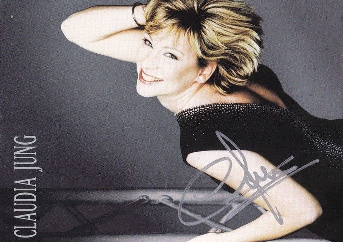 Autogramm Schlager | Claudia JUNG | 1999 "Für Immer Tour" (Portrait Color EMI)