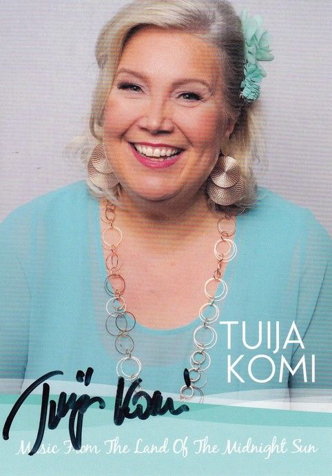 Autogramm Jazz (Finnland) | Tuija KOMI | 2010er (Portrait Color)