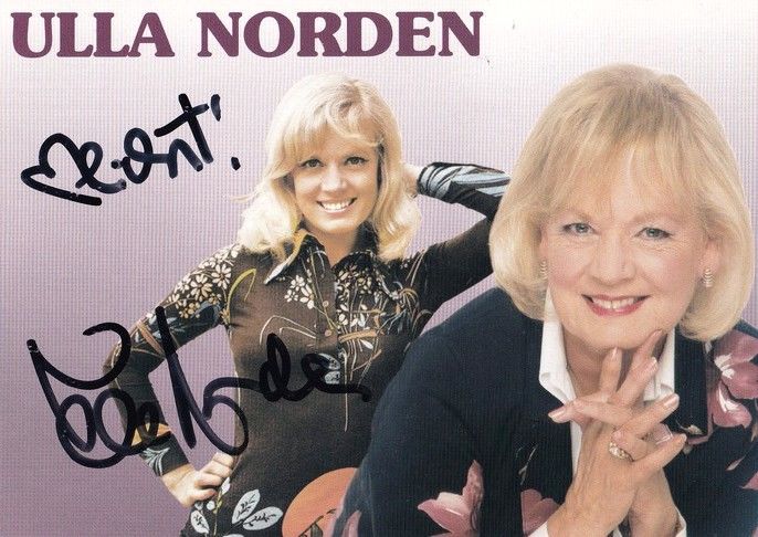 Autogramm Schlager | Ulla NORDEN | 2005 "Zwischen Gestern Und Morgen" (Rubin)