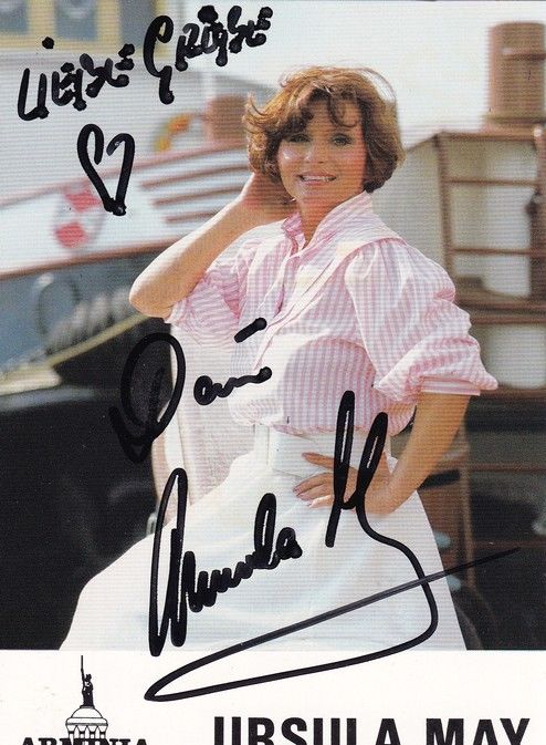 Autogramm Schlager | Ursula MAY | 1985 "Eine Ladung Träume" (Arminia)