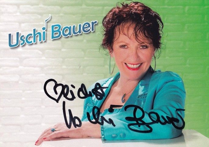 Autogramm Volksmusik | Uschi BAUER | 2012 "Alles Im Grünen Bereich" (Zoom)