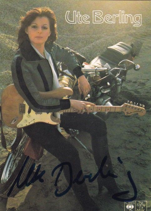 Autogramm Schlager | Ute BERLING | 1980 "Amerika" (CBS)