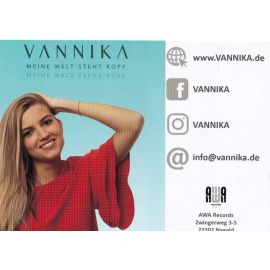 Autogramm Schlager | VANNIKA | 2020 "Meine Welt Steht Kopf" (AWA)