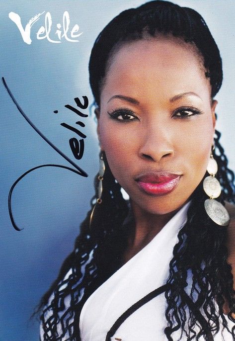 Autogramm Musical / Pop | VELILE | 2010 "Tales From Africa" (Portrait Color) Polydor
