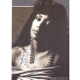 Autogramm Pop (USA) | Victoria MILES | 1990 "Just The Way It Is" (Kriwet)