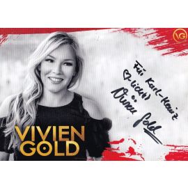 Autogramm Schlager | Vivien GOLD | 2021 "Mach Die Musik Ganz Laut"