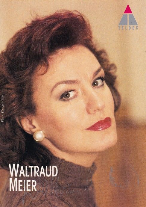 Autogramm Klassik | Waltraud MEIER | 2000er (Portrait Color) Teldec
