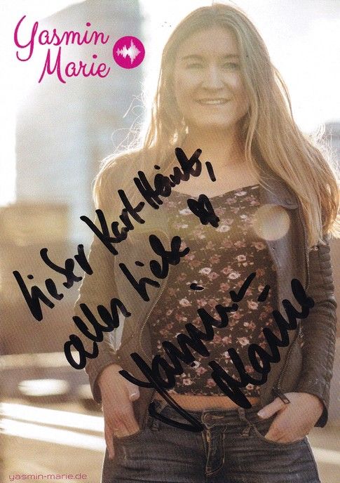 Autogramm Schlager | Yasmin MARIE | 2020er (Portrait Color) 
