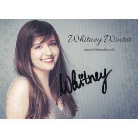Autogramm Schlager | Whitney WINTER | 2020er (Portrait Color) Website