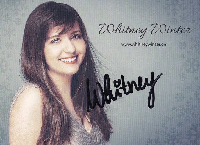 Autogramm Schlager | Whitney WINTER | 2020er (Portrait Color) Website