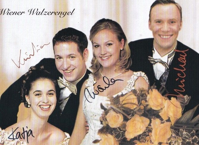 Autogramme Klassik | WIENER WALZERENGEL | 2000 "Vier Stimmen Im 3/4 Takt" (Sony)