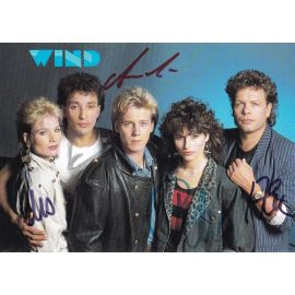 Autogramme Schlager | WIND | 1987 "Jeder Hat Ein Recht Auf Liebe" (Jupiter)