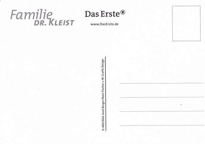 Autogramm TV | ARD | Uta SCHORN | 2010er "Familie Dr. Kleist" (Berger)