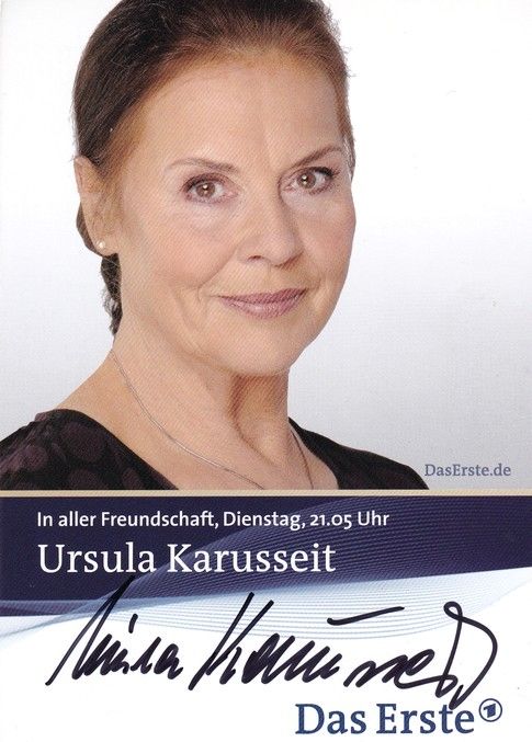 Autogramm TV | ARD | Ursula KARUSSEIT | 2010 "In Aller Freundschaft" (Portrait Color) Lüders
