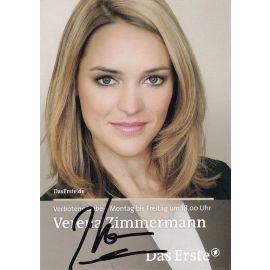 Autogramm TV | ARD | Verena ZIMMERMANN | 2010er "Verbotene Liebe" (Portrait Color) Glitsch