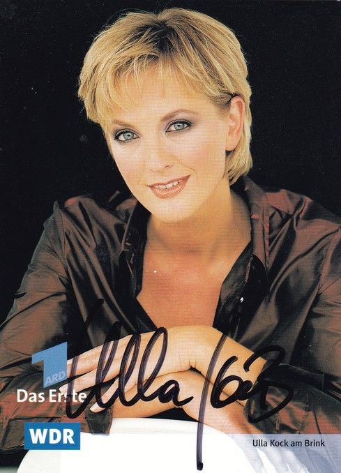 Autogramm TV | ARD | Ulla KOCK AM BRINK | 1990er (Portrait Color) Roloff