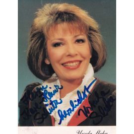 Autogramm TV | ARD | Ursula SLUKA | 1980er (Portrait Color) Sessner