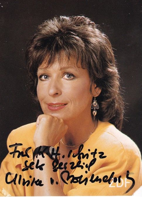 Autogramm TV | ZDF | Ulrike VON MÖLLENDORFF | 1980er (Portrait Color)