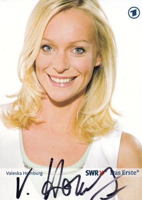 Autogramm TV | ARD | Valeska HOMBURG | 2008 (Portrait Color) Simon