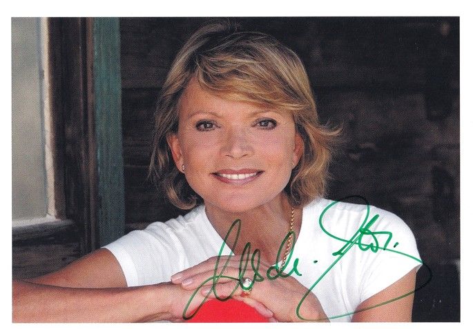 Autogramm Schauspieler | Uschi GLAS | 2000er (Portrait Color) Brotzeit 2